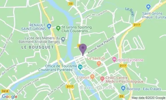 Localisation Caisse d