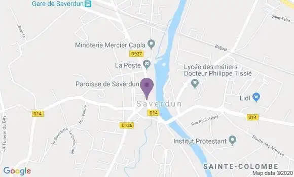 Localisation Caisse d