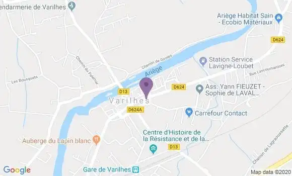Localisation Caisse d
