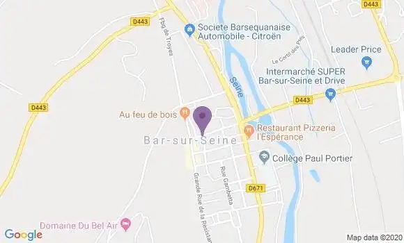 Localisation Caisse d