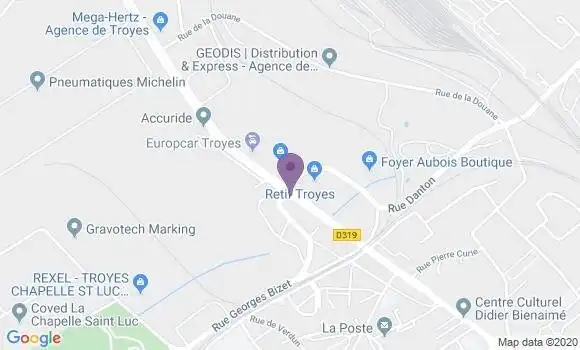 Localisation Caisse d
