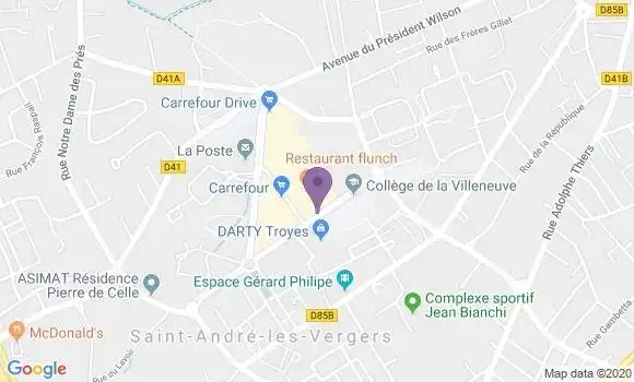Localisation Caisse d