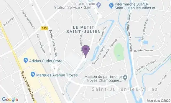 Localisation Caisse d