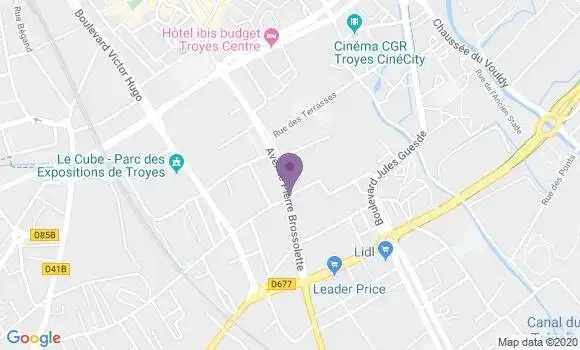 Localisation Caisse d
