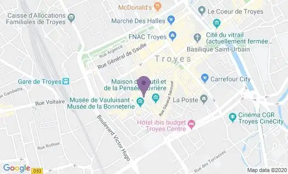 Localisation Caisse d