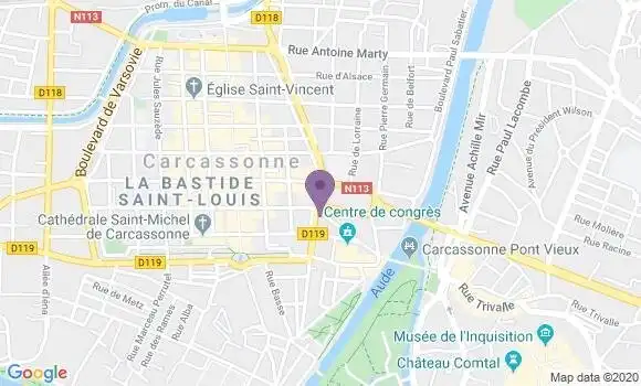 Localisation Caisse d