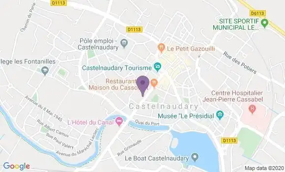 Localisation Caisse d