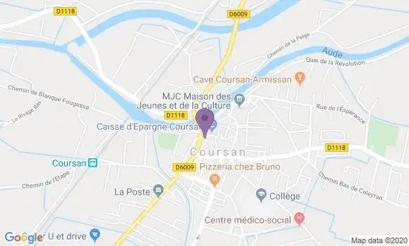 Localisation Caisse d