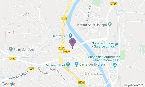 Localisation Caisse d