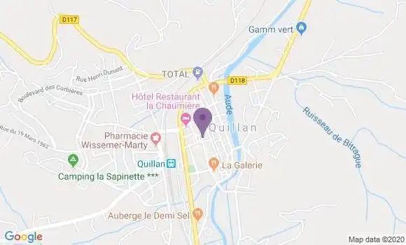 Localisation Caisse d
