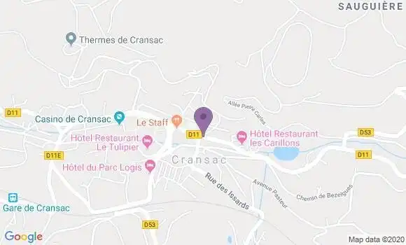 Localisation Caisse d