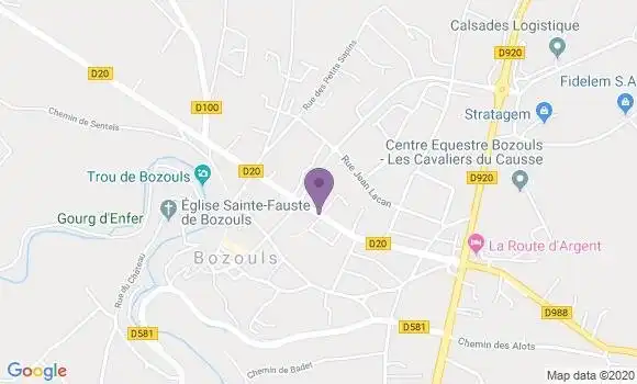 Localisation Caisse d