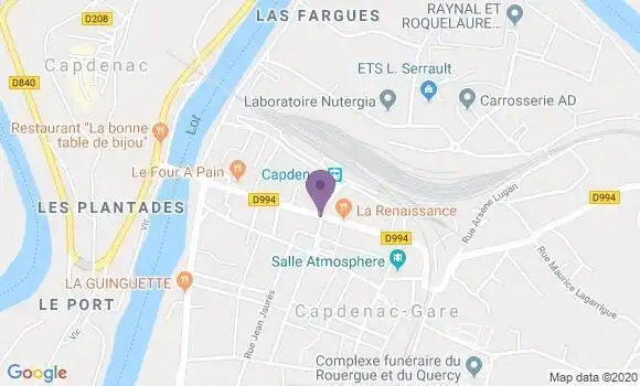 Localisation Caisse d