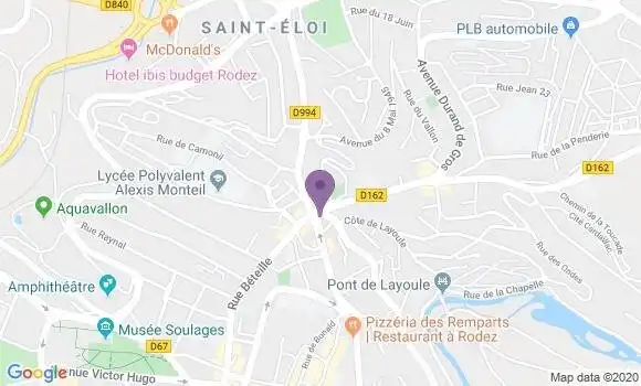 Localisation Caisse d