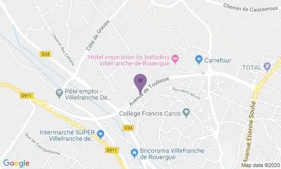 Localisation Caisse d