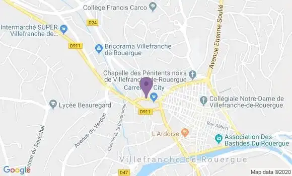 Localisation Caisse d