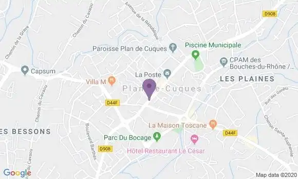 Localisation Caisse d