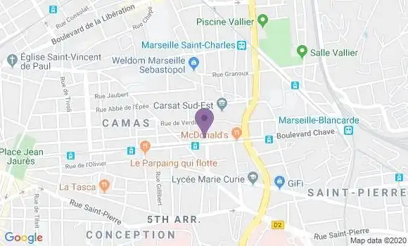Localisation Caisse d