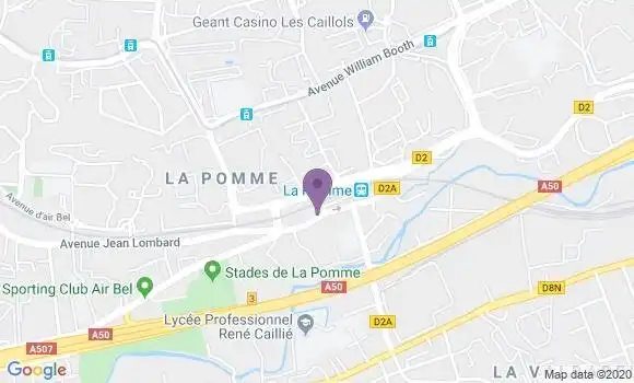Localisation Caisse d