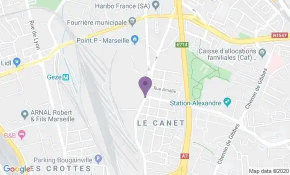 Localisation Caisse d