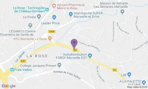 Localisation Caisse d