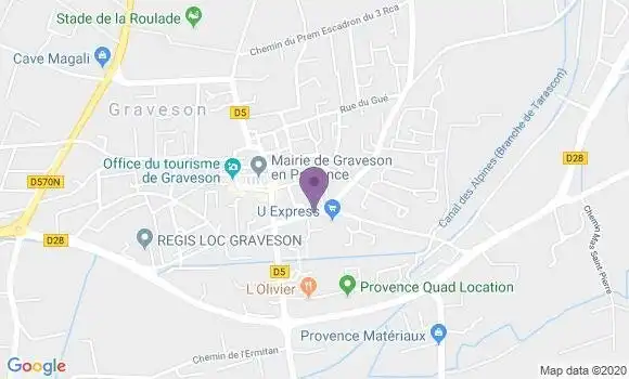Localisation Caisse d