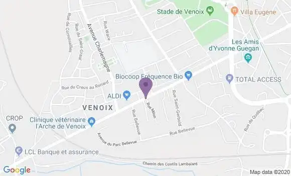 Localisation Caisse d