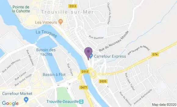 Localisation Caisse d
