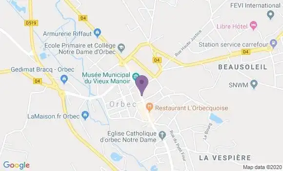 Localisation Caisse d