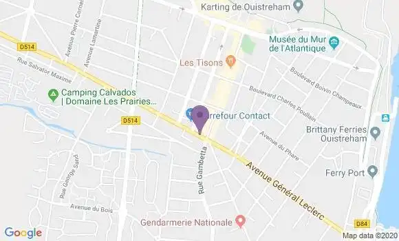 Localisation Caisse d