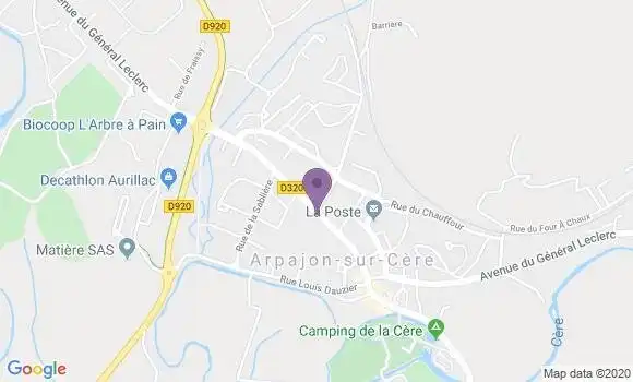 Localisation Caisse d