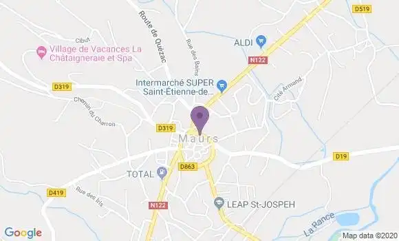 Localisation Caisse d