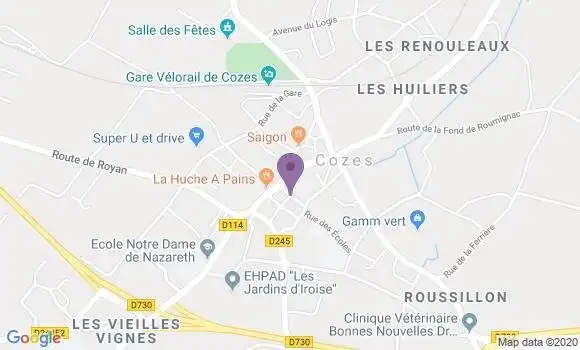 Localisation Caisse d