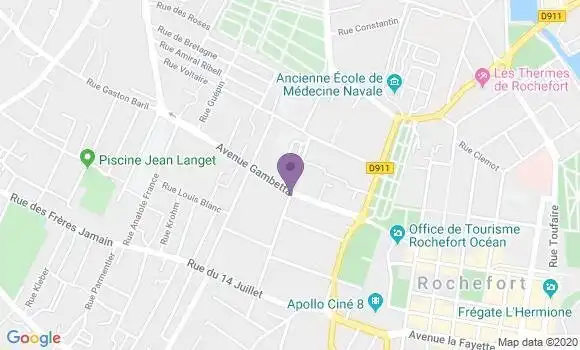 Localisation Caisse d