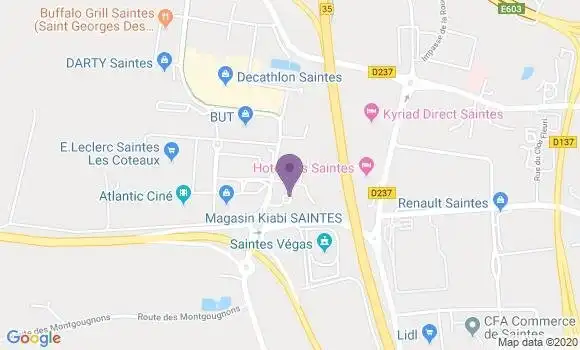 Localisation Caisse d