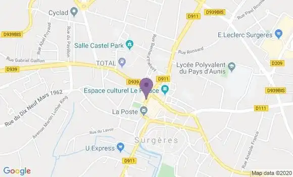 Localisation Caisse d