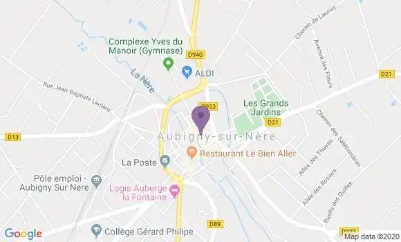 Localisation Caisse d