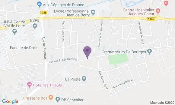 Localisation Caisse d