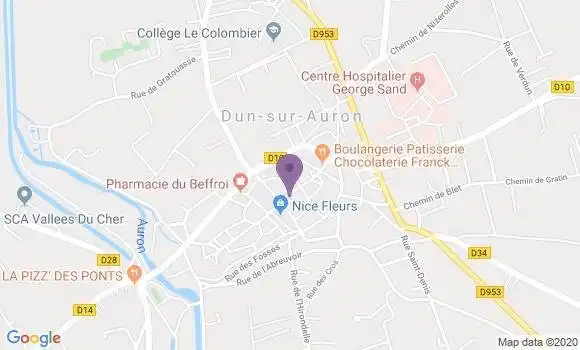 Localisation Caisse d