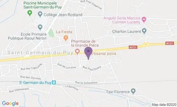 Localisation Caisse d