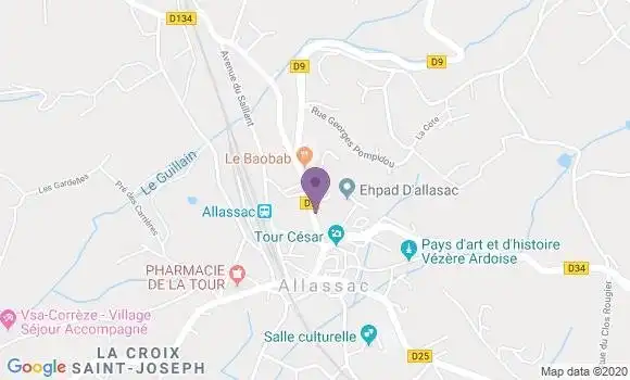 Localisation Caisse d