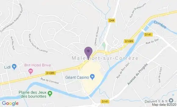 Localisation Caisse d