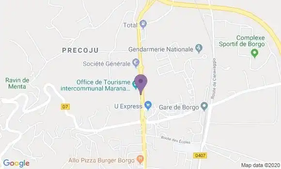 Localisation Caisse d