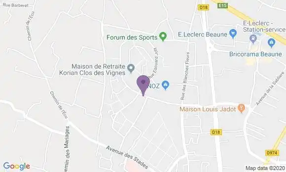 Localisation Caisse d