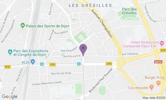 Localisation Caisse d
