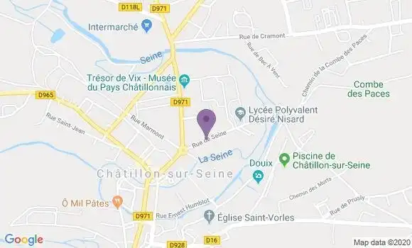 Localisation Caisse d