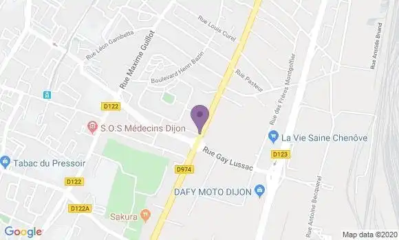 Localisation Caisse d