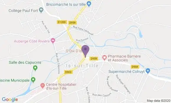 Localisation Caisse d