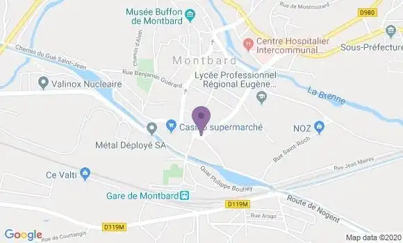 Localisation Caisse d
