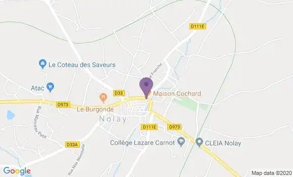 Localisation Caisse d